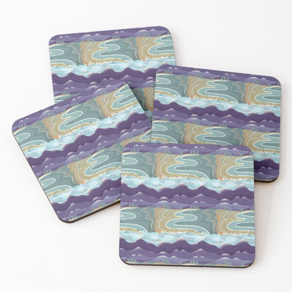Item preview, Mountain range stripes designed and sold by sueshormanart.