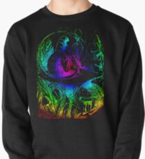 Psychadelic Mushroom Alice in Wonderland Pullover