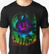 Psychadelic Mushroom Alice in Wonderland Unisex T-Shirt