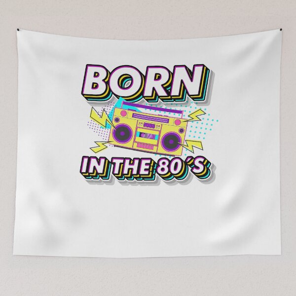 Item preview, Born in the 80s Retro Gift idea for 40th birthday designed and sold by Músico Ilustre.