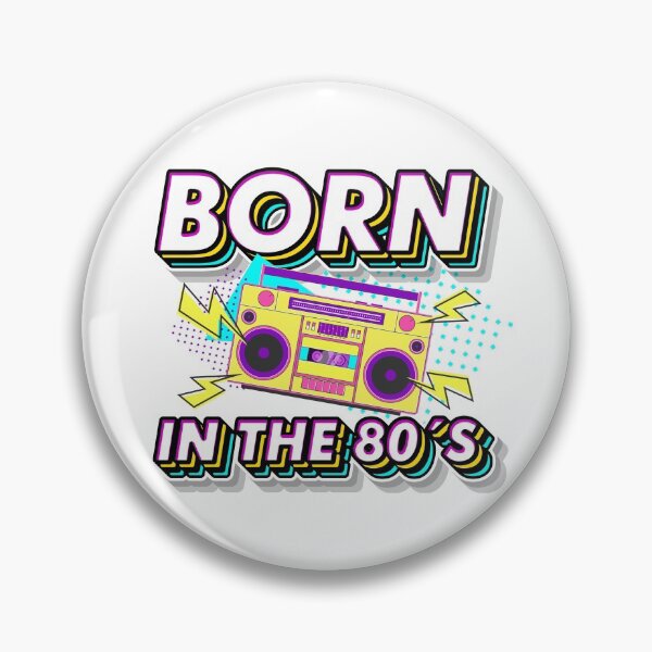 Item preview, Born in the 80s Retro Gift idea for 40th birthday designed and sold by Músico Ilustre.