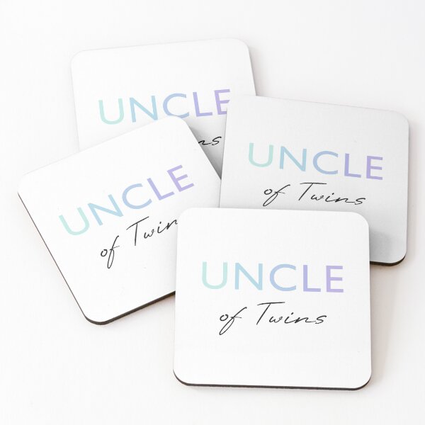 Item preview, Uncle of Twins for every proud uncle of twins designed and sold by Blue-Fairy.