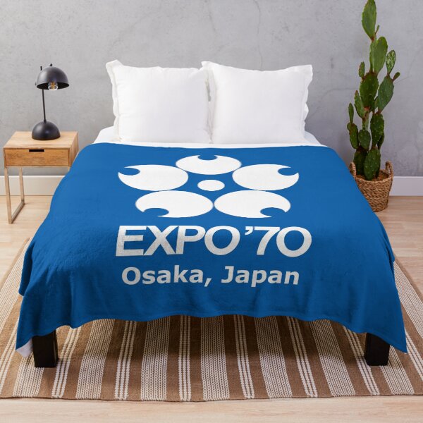 Item preview, white osaka vintage japan world's fair expo 1970 designed and sold by cangurojoe.