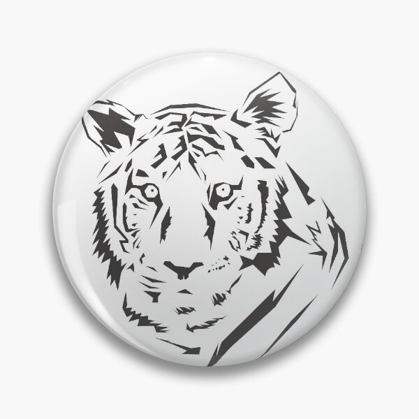 Item preview, Lineart tiger illustration designed and sold by silviaCat.