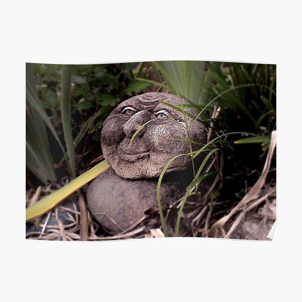 Stone Face Poster