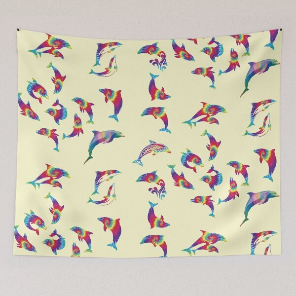 Item preview,  Tie Dye Dolphin- ocean sea dolphin lover  designed and sold by Rajpramanik.