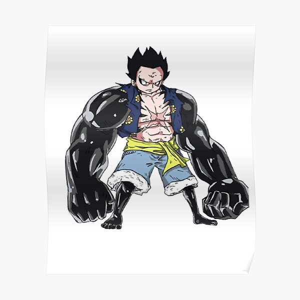 Luffy Gear 4 Posters Redbubble