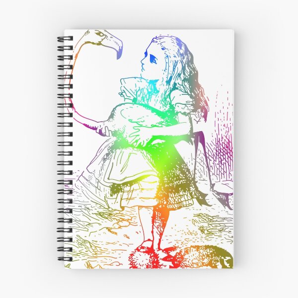 Item preview, Psychedelic Alice With Colorful Flamingo designed and sold by Archpress.