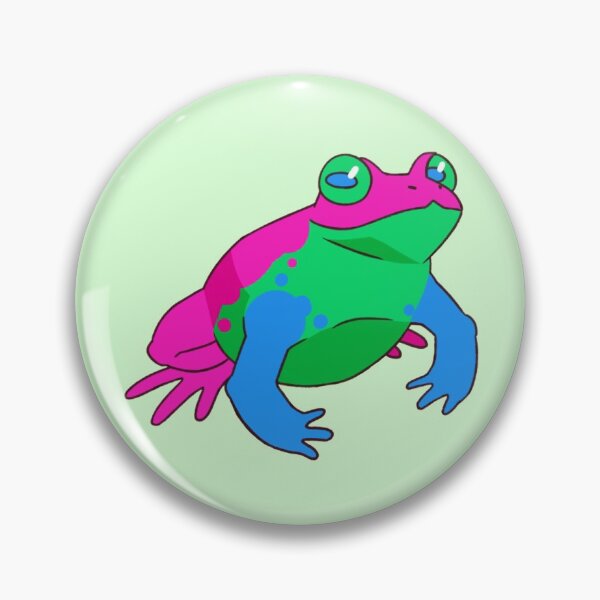 Item preview, Polysexual Pridefrog designed and sold by amphibian-a-day.