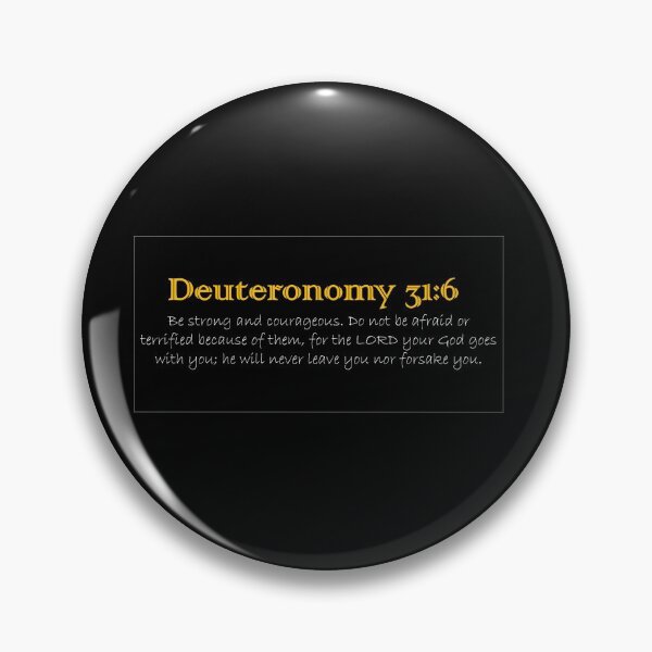 Item preview, Deuteronomy 31:6  designed and sold by LeratoM.