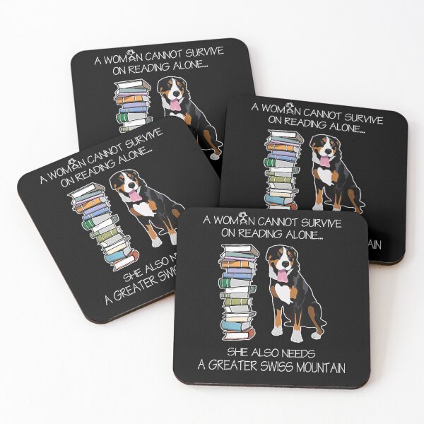 Item preview, A Woman Cannot Survive On Reading Alone Swiss Mountain Dog  designed and sold by christinero2.