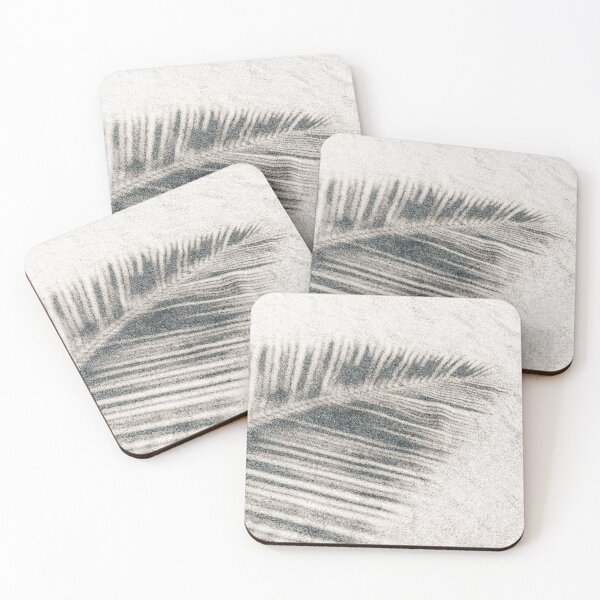 Item preview, tropical palm trees reflection in white ivory grainy sand preset edit designed and sold by MNCO.