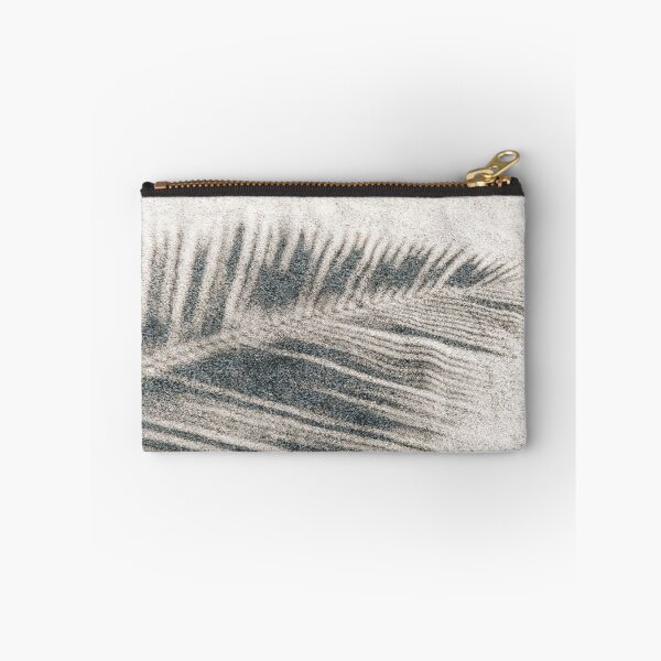 Item preview, tropical palm trees reflection in white ivory grainy sand preset edit designed and sold by MNCO.