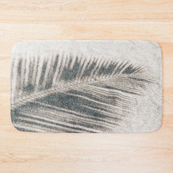 Item preview, tropical palm trees reflection in white ivory grainy sand preset edit designed and sold by MNCO.