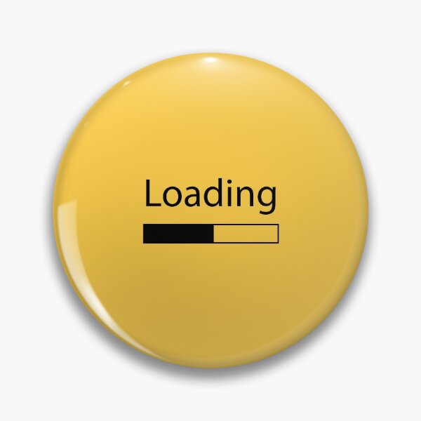 Item preview, Loading, please wait Lettering Black Text Google Chrome yellow Background designed and sold by Alexander Wingate.