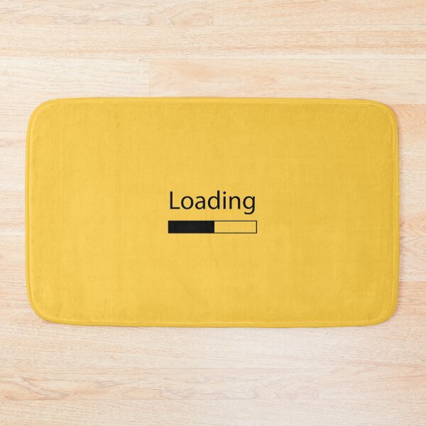 Item preview, Loading, please wait Lettering Black Text Google Chrome yellow Background designed and sold by Alexander Wingate.