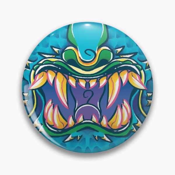Item preview, The Dragon's Grin - Briliant Turquoise designed and sold by artskls.