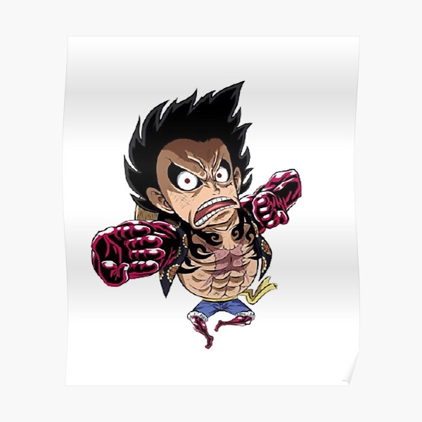 Luffy Gear 4 Posters Redbubble