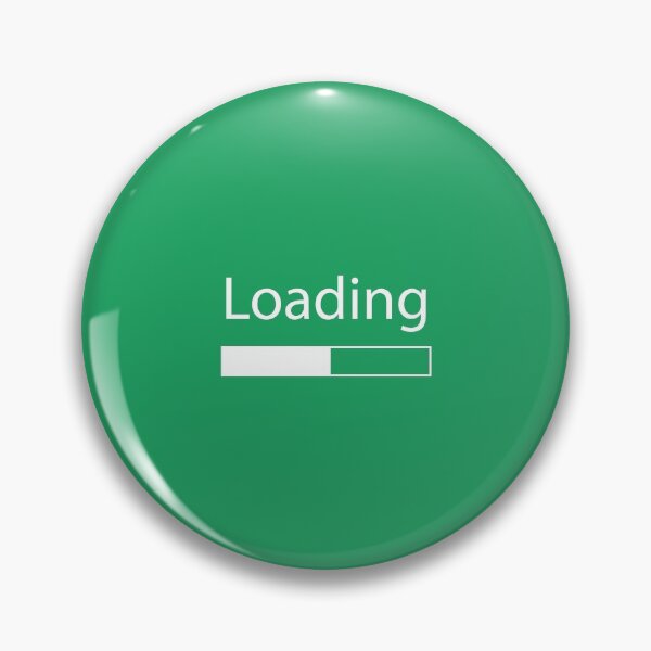 Item preview, Loading, please wait Lettering White Text Google Chrome green Background designed and sold by Alexander Wingate.