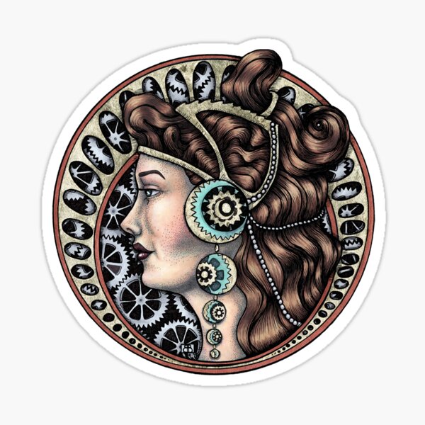 Our Lady of the Gears Sticker