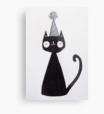 Celebration Cat Metal Print