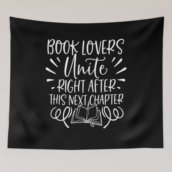 Item preview, Book Lovers Unite Cute Reader Reading Bookworm Bibliophile  designed and sold by dannareyansh.
