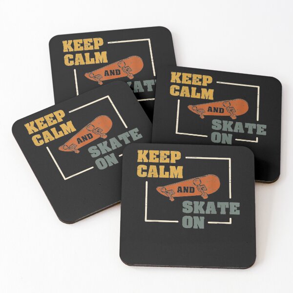 Item preview, Keep Calm And Skate On Skateboard Skatepark Skateboarding  designed and sold by dannareyansh.