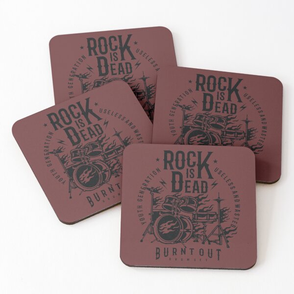 Item preview, Rock is Dead Burntout designed and sold by lunegreiros.