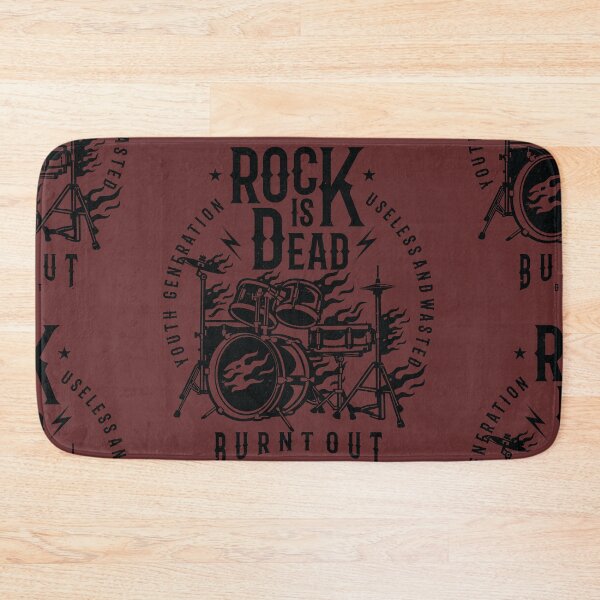 Item preview, Rock is Dead Burntout designed and sold by lunegreiros.