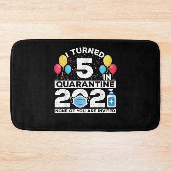 Item preview, I Turned 5 In Quarantine 2021 Funny 5th Birthday Party  designed and sold by dannareyansh.