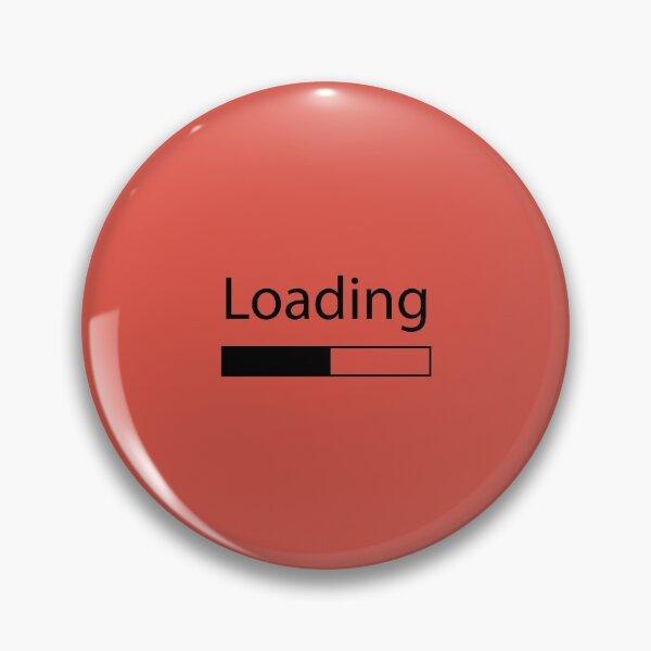 Item preview, Loading, please wait Lettering Black Text Google Chrome red Background designed and sold by Alexander Wingate.