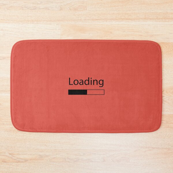 Item preview, Loading, please wait Lettering Black Text Google Chrome red Background designed and sold by Alexander Wingate.