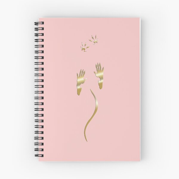 Item preview, Rat Tracks, Foot and Tail Gold and English Rose designed and sold by NickKnackPrints.