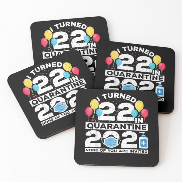 Item preview, I Turned 22 In Quarantine 2021 Funny 22nd Birthday Party  designed and sold by dannareyansh.