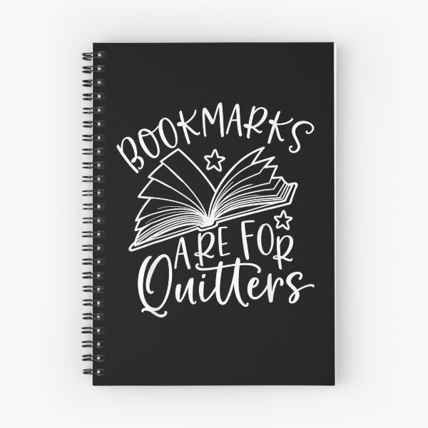 Item preview, Bookmarks Are For Quitters Book Reader Bookworm Bibliophile  designed and sold by dannareyansh.