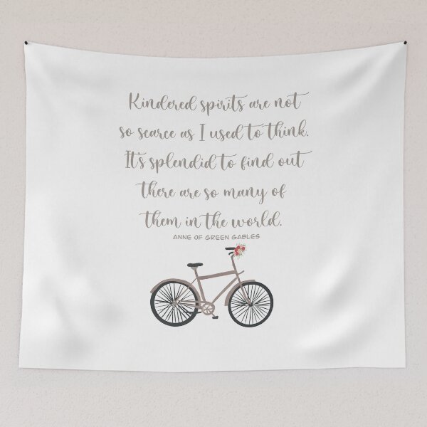 Item preview, Kindred Spirits, Anne of Green Gables quote designed and sold by FreckledBliss.