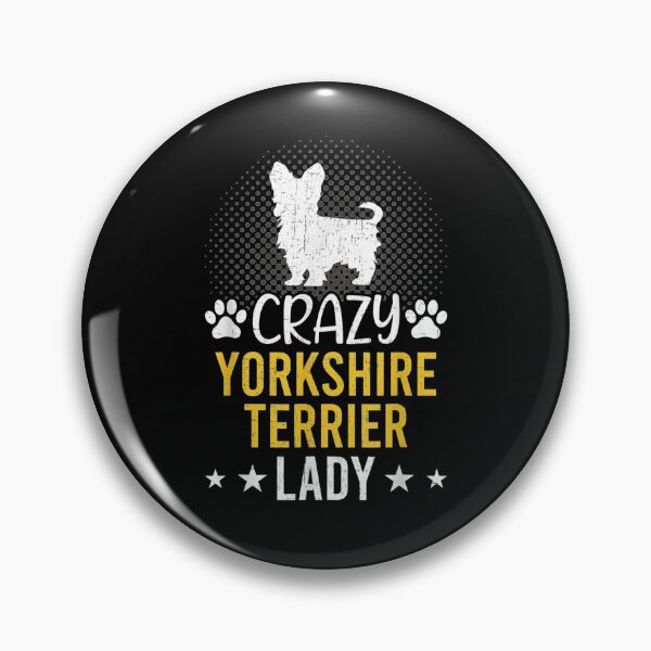 Item preview, Crazy Yorkshire Terrier Lady Dog Lover  designed and sold by dannareyansh.