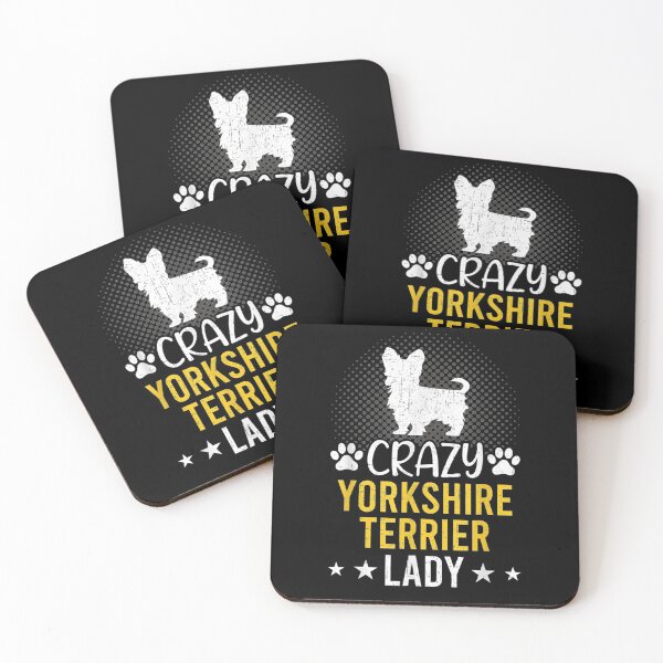 Item preview, Crazy Yorkshire Terrier Lady Dog Lover  designed and sold by dannareyansh.