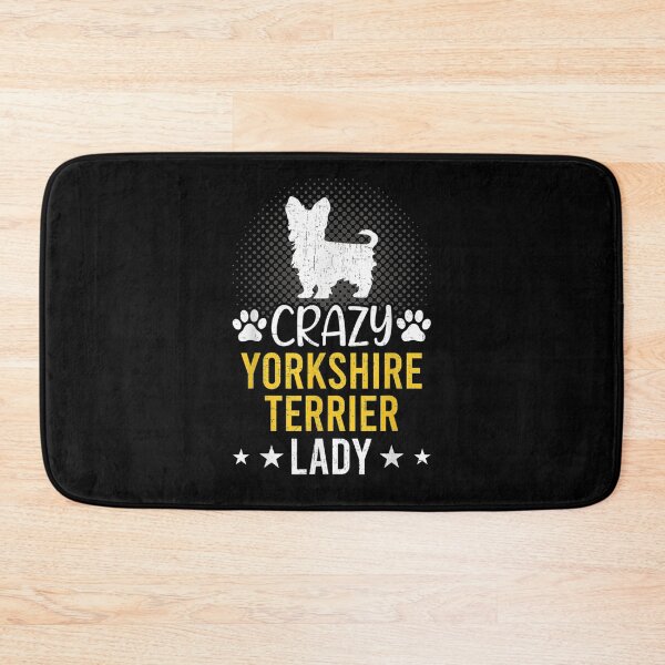 Item preview, Crazy Yorkshire Terrier Lady Dog Lover  designed and sold by dannareyansh.