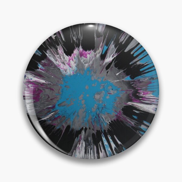 Item preview, Starburst Abstract Painting Fluid Art designed and sold by YocomArts.