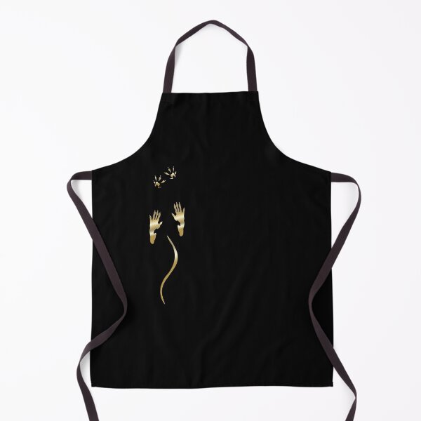 Item preview, Rat Tracks, Foot and Tail Gold and Black designed and sold by NickKnackPrints.