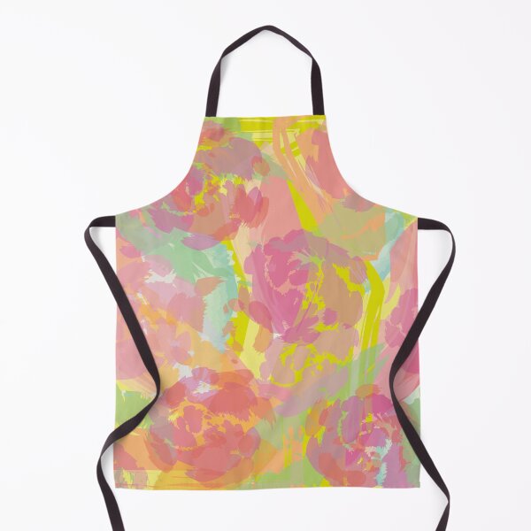 Item preview, Abstract colorful pastel rose flowers designed and sold by Paula Murray.