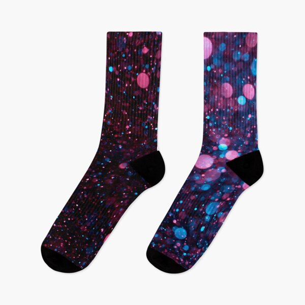 Item preview, Dark Pink Fuchsia Aqua Blue Glitter and Sparkle Lights designed and sold by hearthearts.