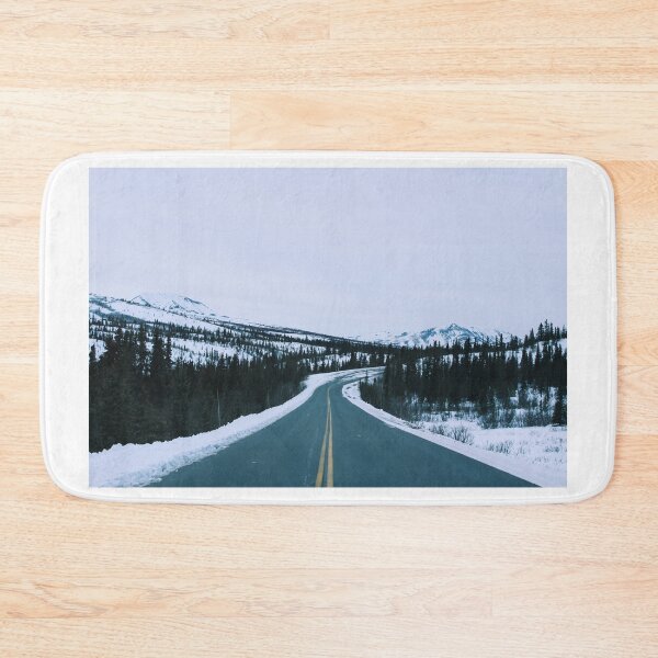 Item preview, Denali National Park Snowy Mountain Road Photo designed and sold by lizzmarino.