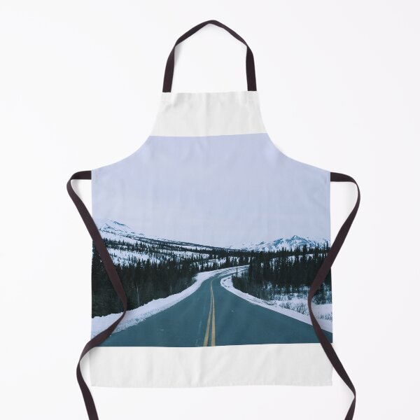 Item preview, Denali National Park Snowy Mountain Road Photo designed and sold by lizzmarino.