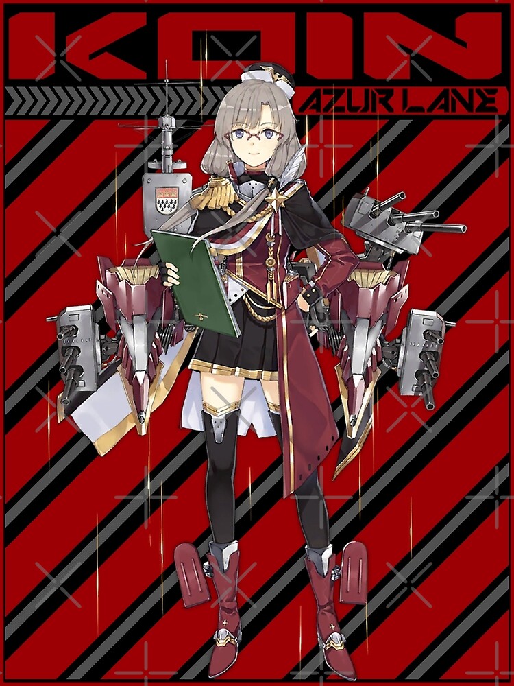 Azur Lane Koin Poster By Votrevpx Redbubble