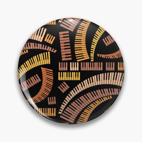 Item preview, Curved Piano Keys Pattern designed and sold by BartholGraphics.