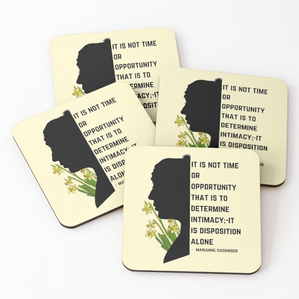 Item preview, Sense and Sensibility - Jane Austen Quote (Marianne) designed and sold by JustabitBookish.