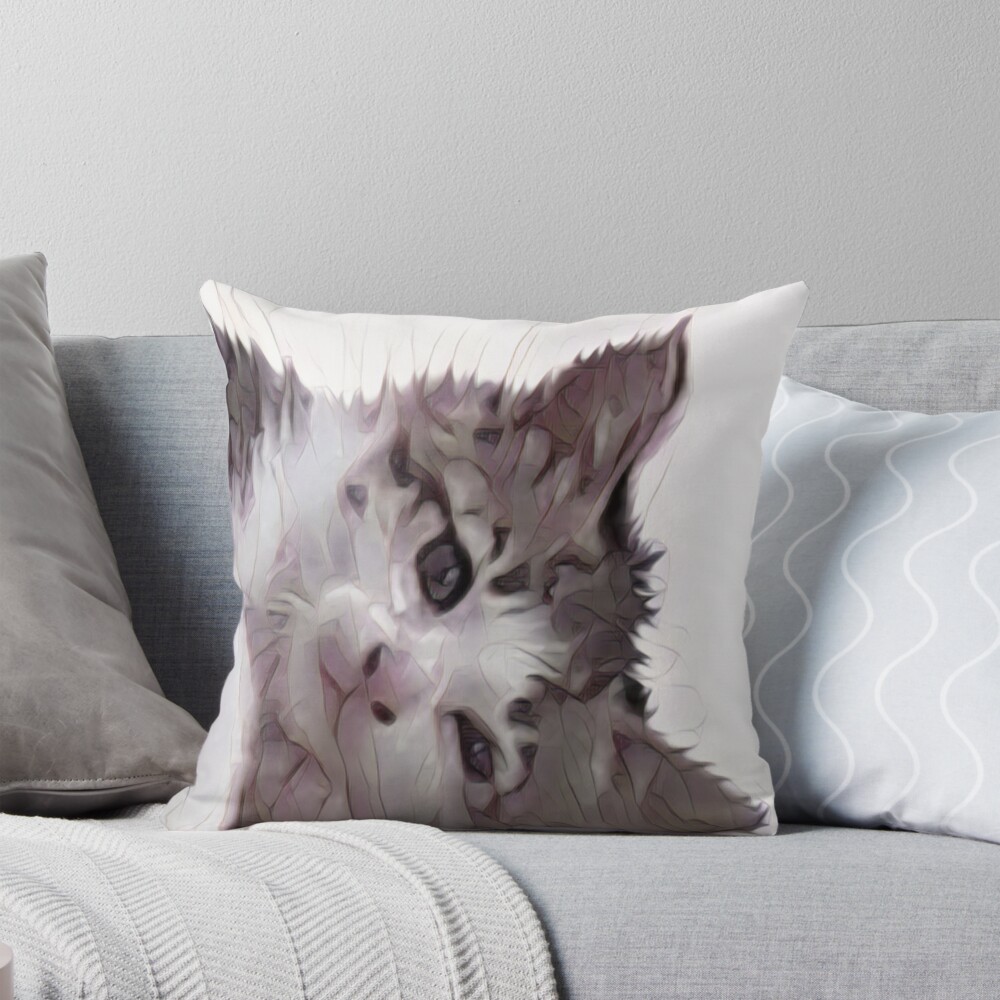Item preview, Throw Pillow designed and sold by Piskypixels.