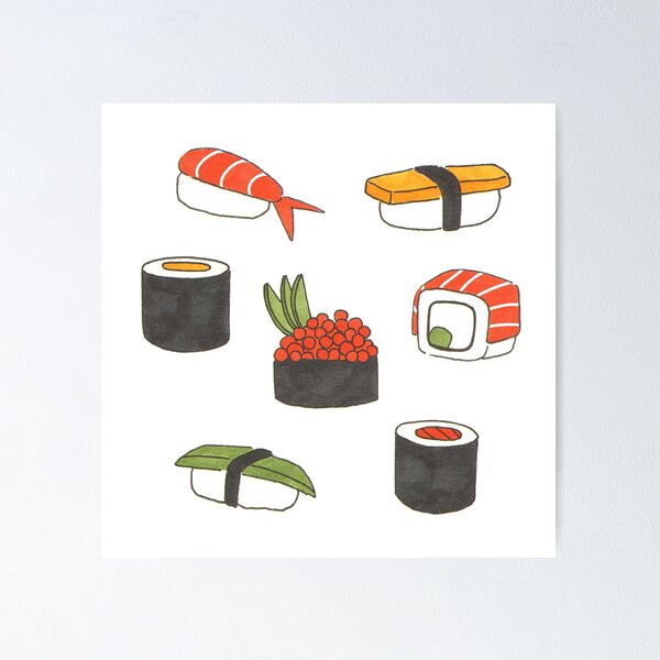 Aperçu de l'œuvre Sushi Time créée et vendue par RickytheUnicorn.